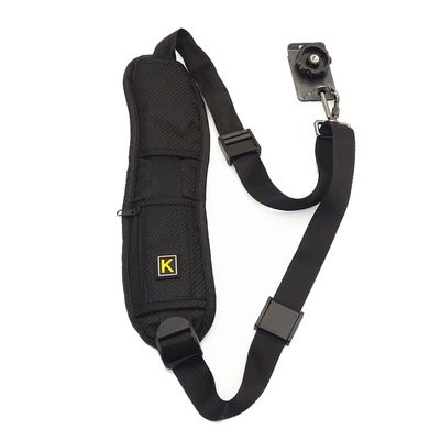 HuaerHui Camera Neck Strap Quick Release Adjustable Camera Shoulder Sling Strap Safety Tether for DSLR SLR Camera with Zipper Pocket