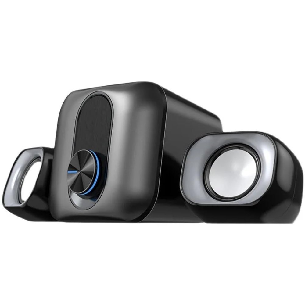 PGNEX Multimedia Computer Game Speakers Stereo Subwoofer Desktop Computer Audio 2.1 Wired PC Notebook Speaker