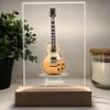 MIRROR MANIA Personalized Electric Guitar Nightlight Music Theme Middle High School Concert Band Club Members Kids Teens Custom Birthday Guitarist Musician Night Light LED Light Up Gift Made in USA view 4