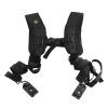HuaerHui Dual Shoulder Camera Strap Harness Quick Release Adjustable Double Camera Tether Strap Belt With 1/4 inch Screw for DSLR SLR Camera view 1