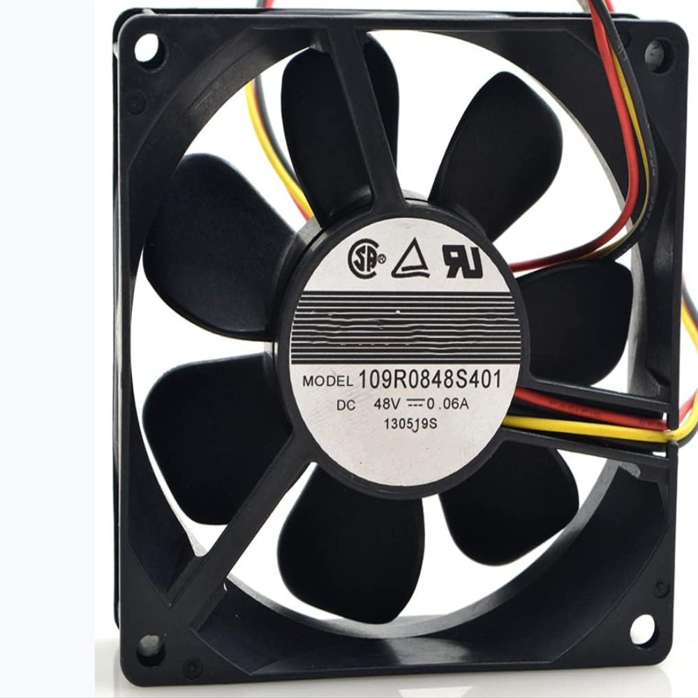 109R0848S401 DC 48V 0.06A 80X80X25MM 3-Wire Cooling Fan