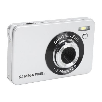 4K 64MP Digital Camera, 18X Digital Zoom Autofocus Vlogging Camera for Photography, 2.8 Inch HD Screen, Compact Travel Camera with 750Mah Battery for Students Teens Gift