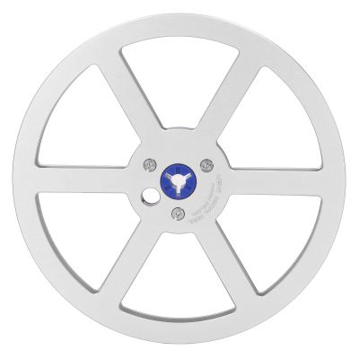 Aluminum Alloy Empty Tape Reel 1/4 7 Inch NAB Universal Take Up Reel, 6 Hole Metal Reel to Reel for Recording Sound, Silver