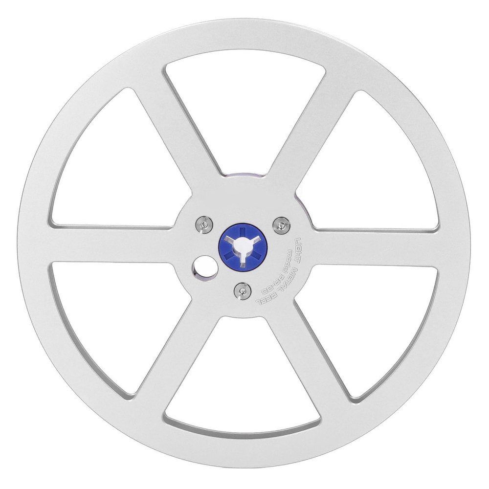 Aluminum Alloy Empty Tape Reel 1/4 7 Inch NAB Universal Take Up Reel, 6 Hole Metal Reel to Reel for Recording Sound, Silver