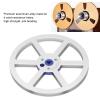 Aluminum Alloy Empty Tape Reel 1/4 7 Inch NAB Universal Take Up Reel, 6 Hole Metal Reel to Reel for Recording Sound, Silver view 2