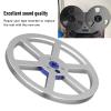 Aluminum Alloy Empty Tape Reel 1/4 7 Inch NAB Universal Take Up Reel, 6 Hole Metal Reel to Reel for Recording Sound, Silver view 4