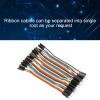 10cm 3pcs Colorful Jumper Wires Kit with 40pin Male to Female 40pin Male to Male 40pin Female to Female for Breadboard view 4