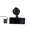 3 Channel Cam for Cars Trucks and SUVs with 170 Wide Angle Front Rear and Interior Recording and Parking Mode view 1