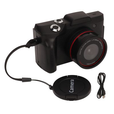Tangxi Digital Camera, Autofocus Vlogging Camera 1080P HD 16MP Smart Micro SLR Camera 16X Digital Zoom with Fill Light for Photography