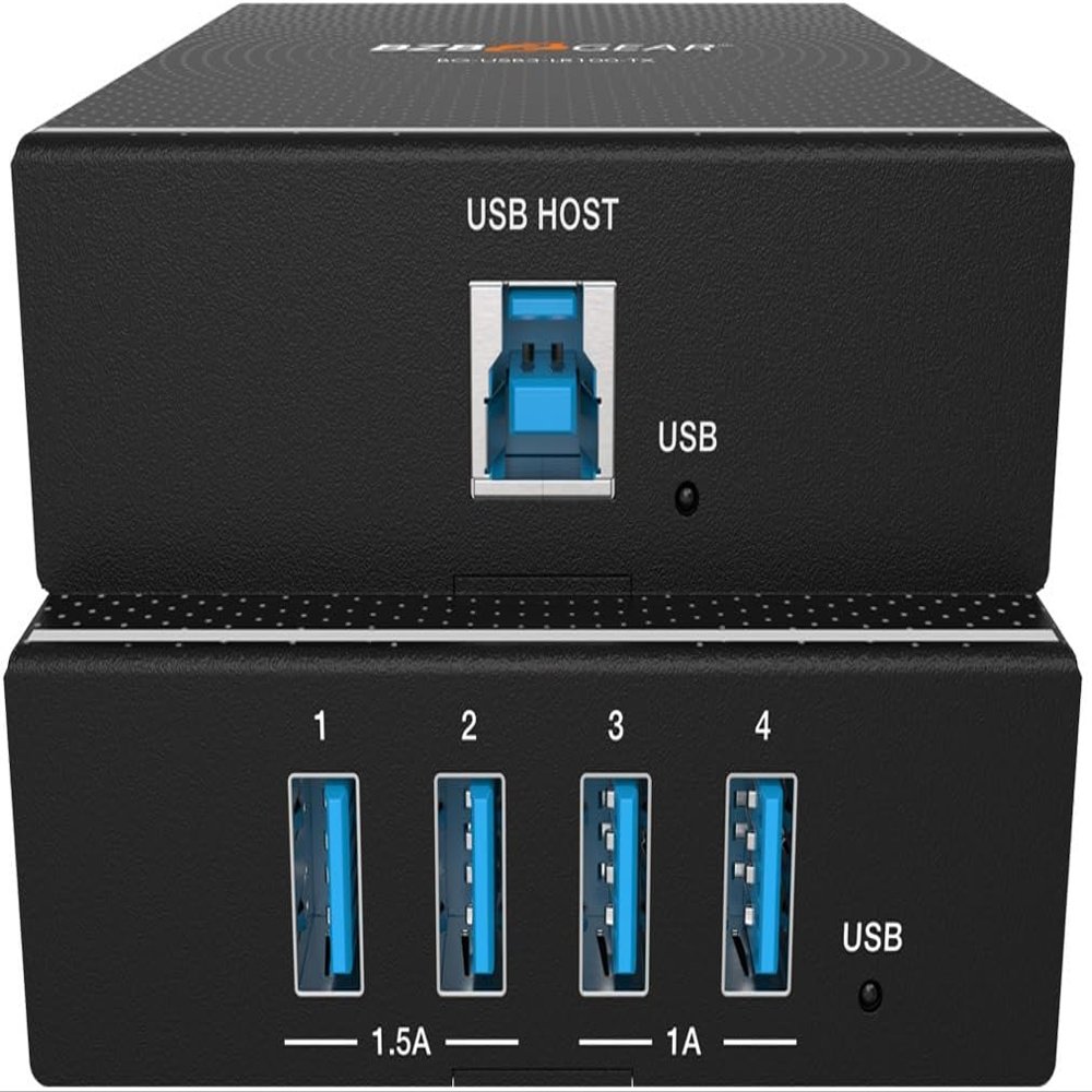 USB 3.0 Over Category Cable Extender (PoC, RS-232, GPIO & up to 100M/328Ft Over CAT6a Cable)