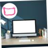 BELLIFFY 1pc Lovely Elastic Computer Monitor Cover Cat Ear Design for Monitors and Easy to Adorable Decoration for Girls Compatible LCD Screens view 3