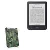 BoxWave Case Compatible with Kobo Clara BW - Camouflage SlipSuit, Slim Design Camo Neoprene Slip On Pouch view 1