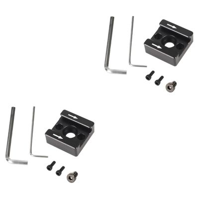 OSALADI 2sets Cold Shoe Mount Adapter Thread Hole for Camera for Mounting Monitors Lights and Microphones Easy Installation Compatible Standard Cold Shoe Accessories