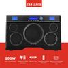 Aiwa Exos-10 Portable Bluetooth Speaker, 200W RMS Power, 6.5 Subwoofer, Deep Bass, Party Sync, Backlit Display, FM/BT/USB/AUX, Remote Control, Carry Strap, Bluetooth V5.0 view 2
