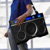 Aiwa Exos-10 Portable Bluetooth Speaker, 200W RMS Power, 6.5 Subwoofer, Deep Bass, Party Sync, Backlit Display, FM/BT/USB/AUX, Remote Control, Carry Strap, Bluetooth V5.0 view 4