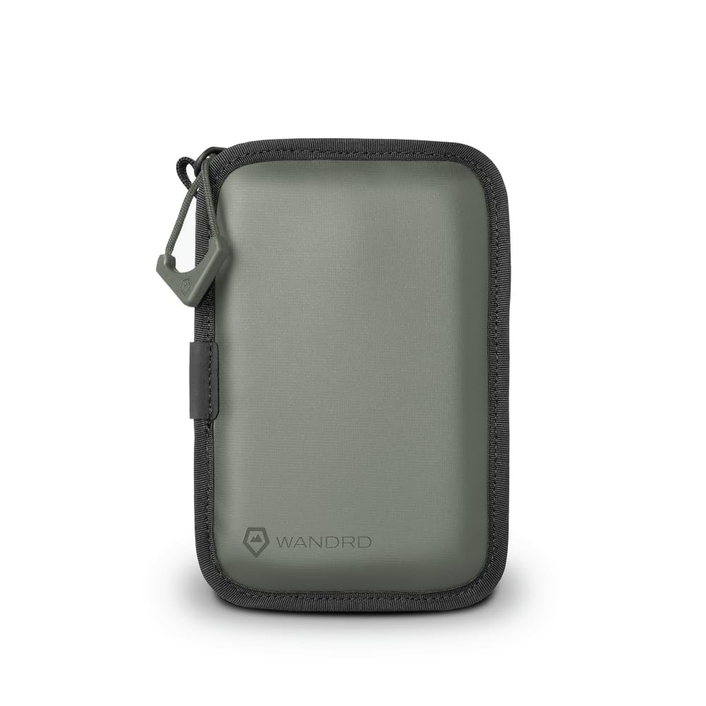 WANDRD Memory Card Case - Durable SD, Micro SD Card Holder for Creators | Camera Accessories & Electronics Organizer for Travel (Wasatch Green)