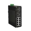 BAISULI Industrial Din Rail Switch Gigabit Ethernet Industrial 8 Port Ethernet Switch with 2 SFP Unmanaged DIN Rail Mount 8-Port 10/100/1000Mbps Gigabit Fiber Switch Aluminium Case(Non-PoE Type) view 1