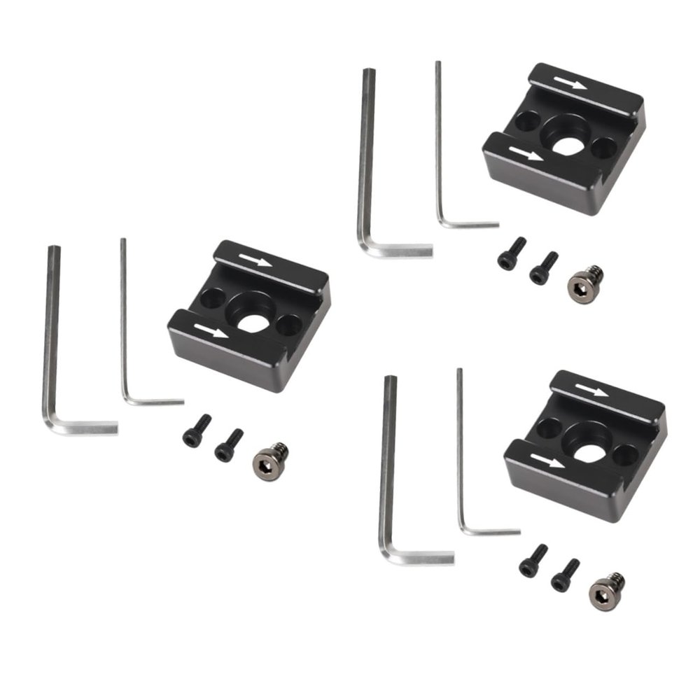 OSALADI 3sets Cold Shoe Mount Adapter for Monitor Flash Stand Threaded Connection Non- Design Compatible Camera Cages and Accessories