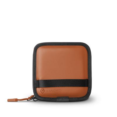 WANDRD Lens Filter Case - Store 4 Filters in Your Camera Backpack or Camera Case, Protect Photography Accessories from Scratches, Dust & Impact Traveling Bag (Sedona Orange)