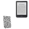 BoxWave Case Compatible with Kobo Clara BW - Snow Leopard Plush SlipSuit, Animal Leopard Print Padded Soft Sleeve view 1