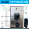 DIYTECH Outdoor Ethernet Wall Plate, Outdoor Ethernet Box, IP67 Ethernet Jack, RJ45 Pass Through Connector, Waterproof Cable Pass Through (1 Port) view 2
