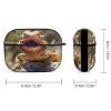 Cool Bearded Dragon Lizards Earbud Case Cover Compatible with AirPods Pro Headphone Case Protective Case with Keychain Black-Style view 2