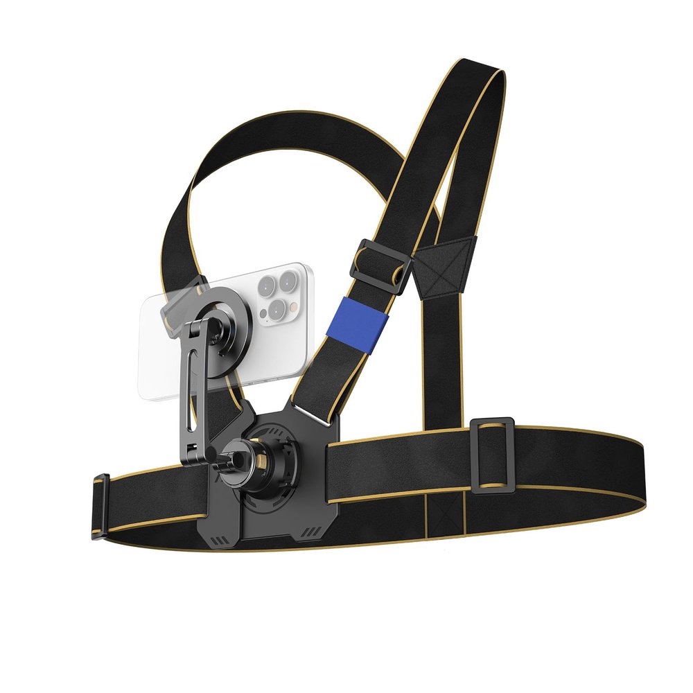 Camnoon Sports Camera Quick Release Chest Mount Harness Adjustable Vest-Style Chest Strap Replcement for GoPro Hero 12/11/10 DJI OSMO Action 4/3 POV Video Vlog