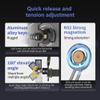Camnoon Sports Camera Quick Release Chest Mount Harness Adjustable Vest-Style Chest Strap Replcement for GoPro Hero 12/11/10 DJI OSMO Action 4/3 POV Video Vlog view 4