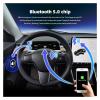 9.66Inch Large IPS Screen Dashboard Heads UpCompatible for Tesla Model 3 Model Y Auto HD LCD Meter HUD Power Speed Auto Accessories(T14 Old UI) view 4