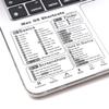 2 Pack Mac Keyboard Shortcuts Stickers for MacBook Air/Pro 13-16 Inch - Instant Shortcut Reference, Durable Clear & Matte Black Decals (2020-2026 Models, No Residue) view 4