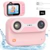 Bestrip Kids Underwater Camera, 1080P HD Waterproof Digital Camera with 2.4" IPS Screen, Birthday Gifts for Boys Girls Children, Toddler Cameras Toys for 3 4 5 6 7 8 9(Pink) view 1