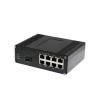 BAISULI Industrial Din Rail Switch Gigabit Ethernet Screen Fiber Converter with 1x10G SFP+ Fiber Port + 8 x 10/100/1000M Ethernet RJ45 Ports(Green) view 3