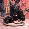 REFLEX CAMERA Drawstring Camera Lens Pouches 4 Pack (S/M/L/XL) Thick Padded Pouch Set for Maximum Protection Waterproof Shockproof Dust Resistant Neoprene Cases for Canon, Nikon, Pentax, Sony, Olympus view 3