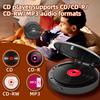 Portable CD Player with Bluetooth, - Dual Speakers Mini Boombox, Rich Sound Quality, Easy Bluetooth Connectivity, Rechargeable, Anti-Skip, AUX Cable for Car & Home Headphone Aurivoxis TravelTone view 3
