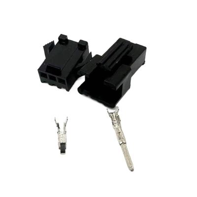 5 Sets 2/3/4/5/6/7/8/9/10/11/12 Pin Pitch 2.54mm SM Female Male Connector Housing SM-2P SM-2R JST SM2.54(Dark Grey,5 Sets)