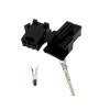 5 Sets 2/3/4/5/6/7/8/9/10/11/12 Pin Pitch 2.54mm SM Female Male Connector Housing SM-2P SM-2R JST SM2.54(Dark Grey,5 Sets) view 1