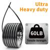 SOOOEC 100 Pack Reusable Zip Ties 18 inch Heavy Duty Outdoor UV Resistant, Releasable Black Zip Ties Heavy Duty Indoor Round Ending No Hurt, Cable Ties Reusable Tie Wraps Non Slip Off view 2