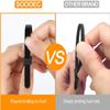 SOOOEC 100 Pack Reusable Zip Ties 18 inch Heavy Duty Outdoor UV Resistant, Releasable Black Zip Ties Heavy Duty Indoor Round Ending No Hurt, Cable Ties Reusable Tie Wraps Non Slip Off view 3