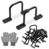 Aothotop 24 Pcs Cable Management D Ring - 2 Inch D Ring Aluminum Cable Distribution Ring for Sorting Out Electric Cables - Black view 1