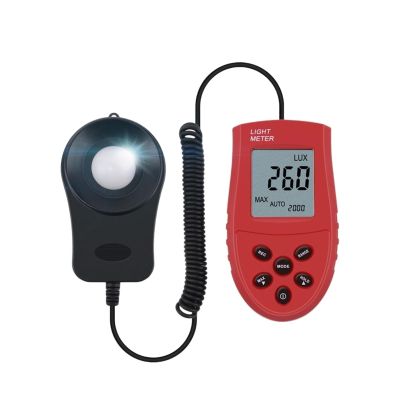 Light Meter, 200,000 Digital Light Meter Luxmeter Lux/FC Meters Luminometer Photometer Light Meter 3 Range
