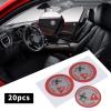 ECSiNG 20pcs GPS Tracking Alarm Sticker 7.5 x 3 cm Warning Sticker Indoor and Outdoor Use Theft Protection Adhesive Sticker (Rectangle) view 3