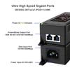 60W Gigabit PoE++ Injector,10/100/1000Mbps, Shielded RJ-45, IEEE 802.3af/at/bt Compliant, PoE Adapter for High-Power Ethernet Compatible with Trendnet TPE-117GI, TP-Link TL-PoE170S, M921-E-60W view 2