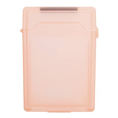 Restokki 2.5in Hard Disk Storage Box ABS Material HDD SSD Dustproof and Antistatic Case (Red)