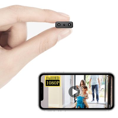 Smallest Wireless WiFi Camera,HD1080P Concealed Security Camera,Portable Video Recording Live Feed,Smart Baby Monitor with Night Vision,Motion Detection,Cloud Storage for Security with iOS AndroidAPP