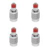BJDZ 50Ohm 4Pcs TNC Male to 10-32 Type Female with O-Rubber Ring Adapter. view 1