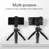 Mini Tripod, Desktop Stand Compact Tripod with 1/4 Screw Extendable Tabletop Tripod Desktop Tripod Legs for Mobile Camera Video (Black) view 2