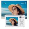 2.8 inch Digital Camera, 48MP 4K Compact Small Travel Camera, 16x Digital Zoom Point and Shoot Camera, Dual Lens Design, Autofocus (White) view 3