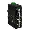 BAISULI Industrial Din Rail Switch Gigabit Ethernet Industrial 8 Ports Gigabit Fiber Switch with 2SFP:8 x1000M RJ45 +6 x1.25G SFP,DIN 14 Ports Ethernet Switch(POE Type) view 1
