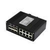 BAISULI Industrial Din Rail Switch Gigabit Ethernet Industrial 8 Ports Gigabit Fiber Switch with 2SFP:8 x1000M RJ45 +6 x1.25G SFP,DIN 14 Ports Ethernet Switch(POE Type) view 2