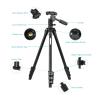 LHXEQJAM Professional Video Tripod to Mount Heavy Duty Camera Horizontally view 3